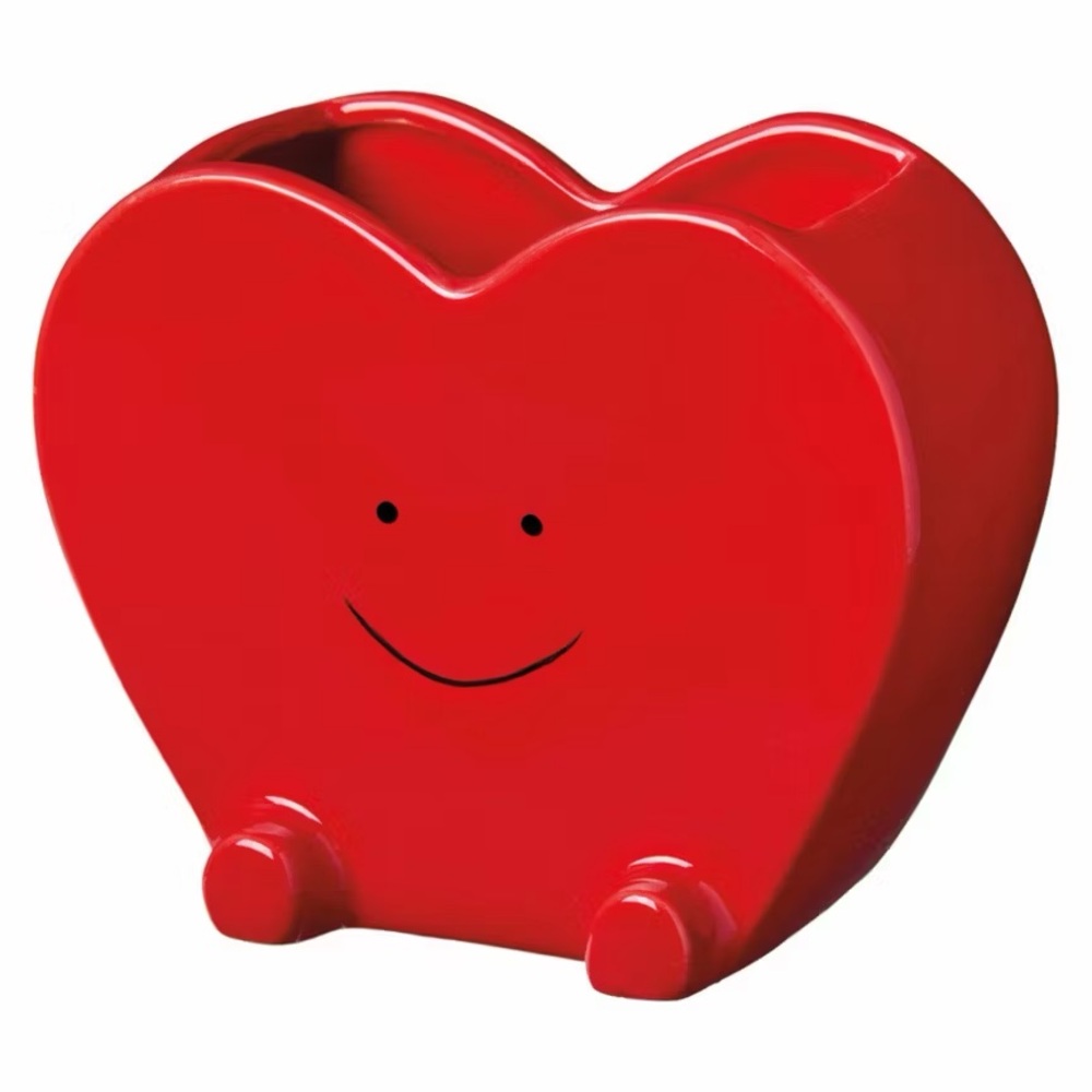 Belavi Heart-Shaped Ceramic Planter - Picture 2 of 2